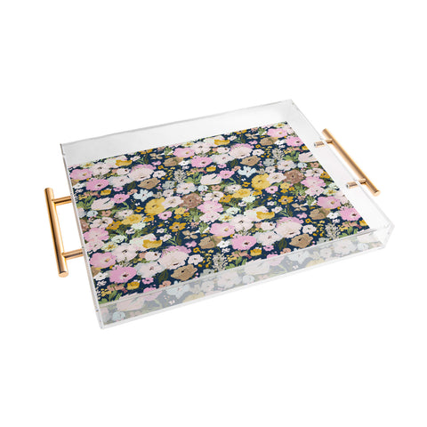 alison janssen Flower Stand blue Acrylic Tray