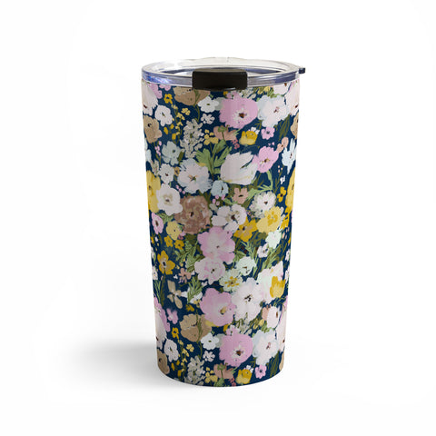 alison janssen Flower Stand blue Travel Mug