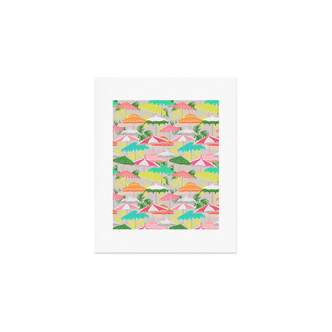 alison janssen Palm Springs poolside Art Print