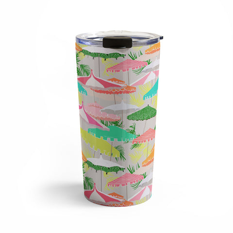 alison janssen Palm Springs poolside Travel Mug