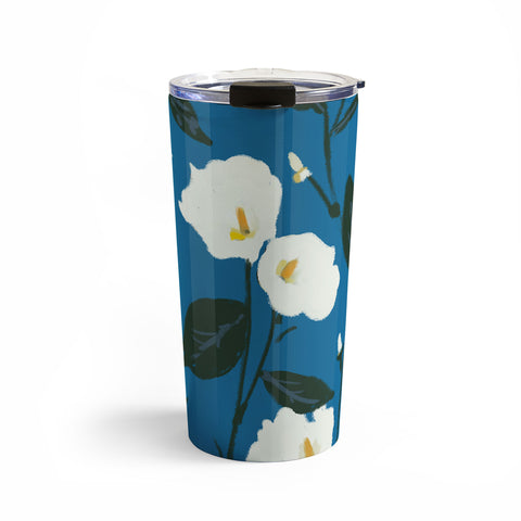 alison janssen Peace Lilies Travel Mug