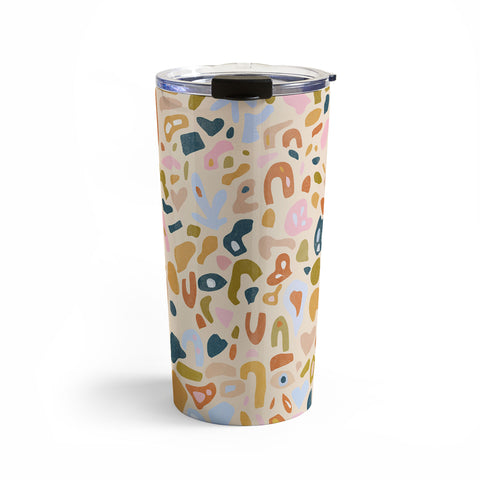 Alja Horvat Abstract Paper Cuts Travel Mug