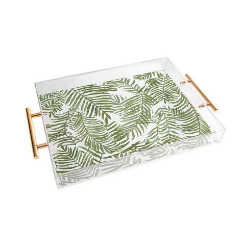 Alja Horvat Areca Palm Pattern Acrylic Tray