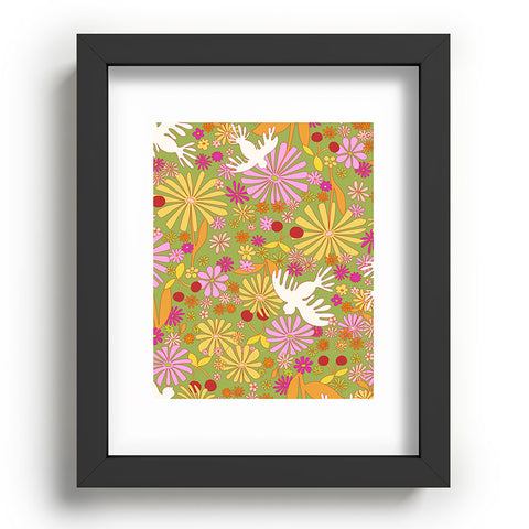 Alja Horvat Birds Flowers Recessed Framing Rectangle