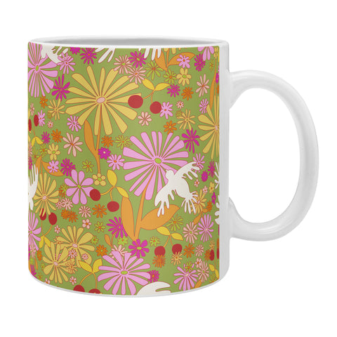 Alja Horvat Birds Flowers Coffee Mug