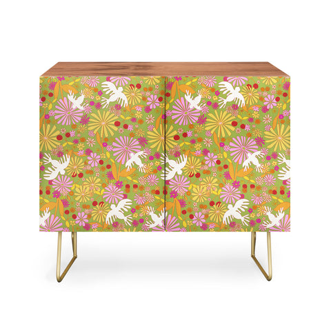 Alja Horvat Birds Flowers Credenza