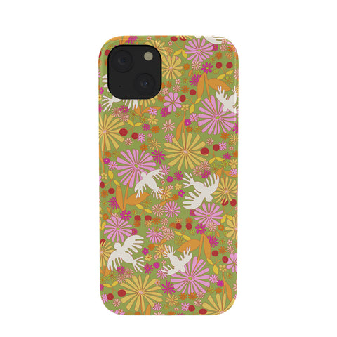 Alja Horvat Birds Flowers Phone Case
