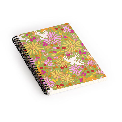 Alja Horvat Birds Flowers Spiral Notebook