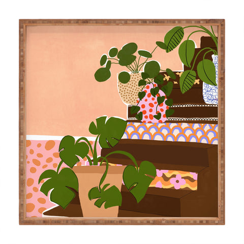 Alja Horvat Bohemian Stairs Square Tray