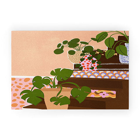 Alja Horvat Bohemian Stairs Welcome Mat