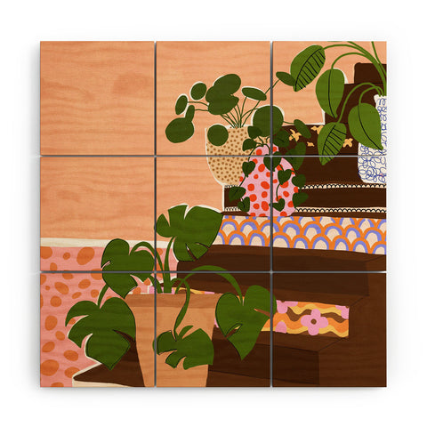 Alja Horvat Bohemian Stairs Wood Wall Mural