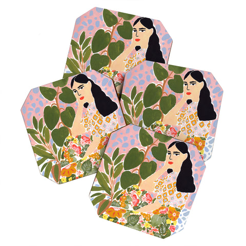 Alja Horvat Botanical Lady Coaster Set