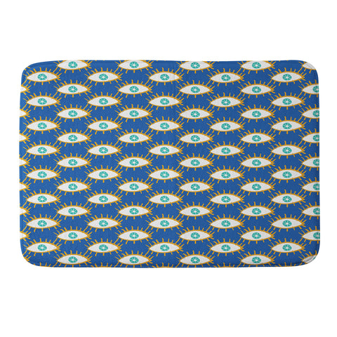 Alja Horvat Eyes dont lie Memory Foam Bath Mat