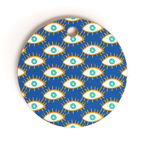 Alja Horvat Eyes dont lie Cutting Board Round