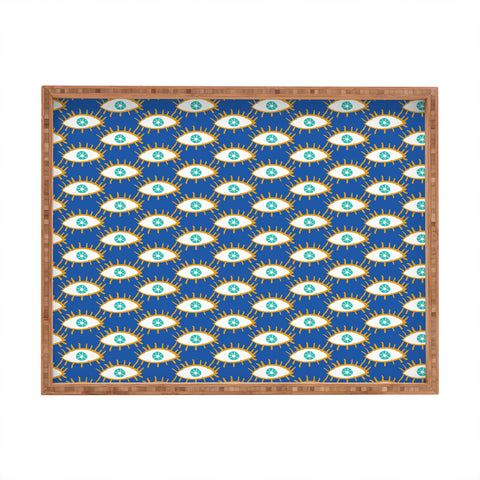 Alja Horvat Eyes dont lie Rectangular Tray