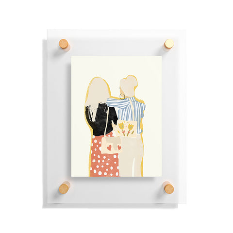 Alja Horvat Fashion Friends Floating Acrylic Print