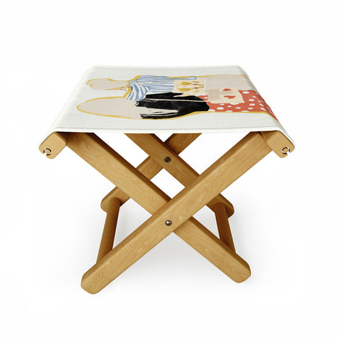 Alja Horvat Fashion Friends Folding Stool