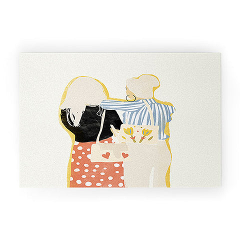 Alja Horvat Fashion Friends Welcome Mat