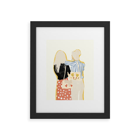 Alja Horvat Fashion Friends Framed Art Print
