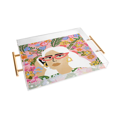Alja Horvat Fashion Is Calling Me Acrylic Tray