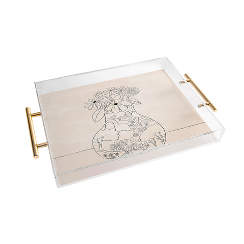 Alja Horvat Flower Vase Acrylic Tray