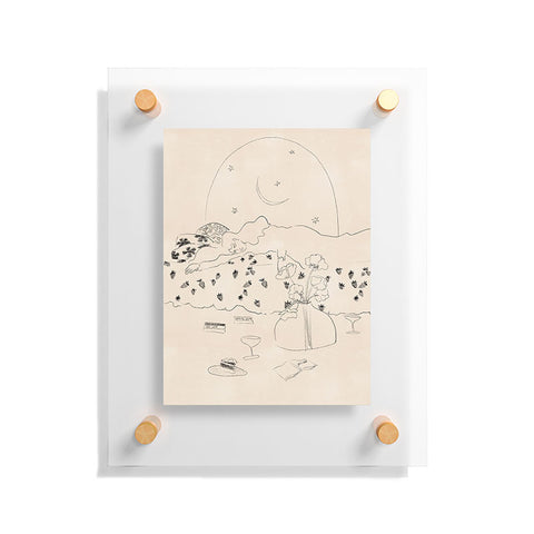 Alja Horvat Friday Night Self Care Floating Acrylic Print