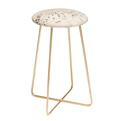 Alja Horvat Friday Night Self Care Counter Stool