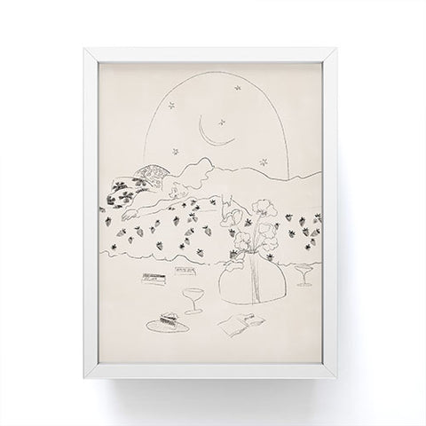 Alja Horvat Friday Night Self Care Framed Mini Art Print