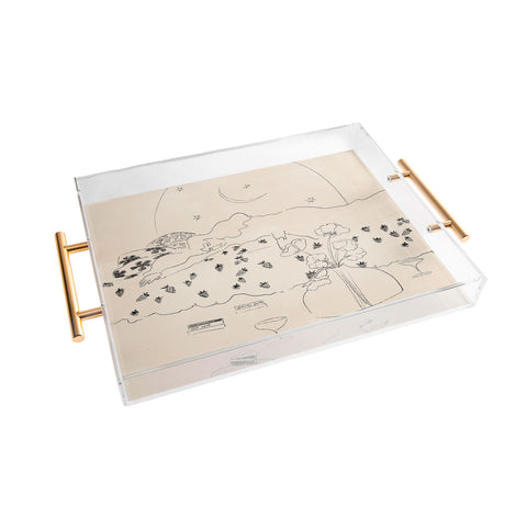 Alja Horvat Friday Night Self Care Acrylic Tray