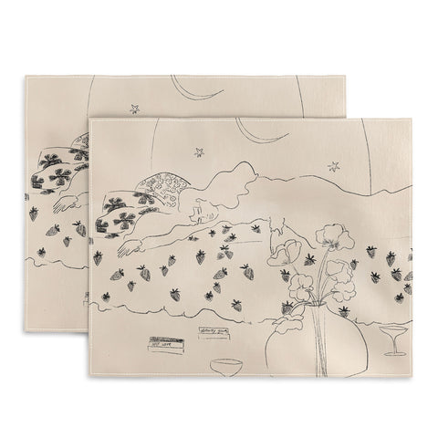 Alja Horvat Friday Night Self Care Placemat