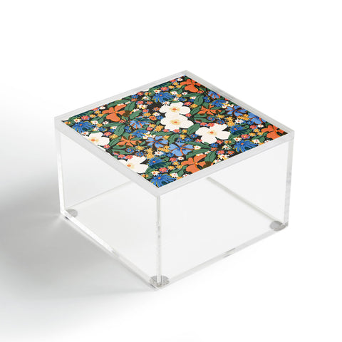 Alja Horvat Grandmas Garden Dark Background Acrylic Box