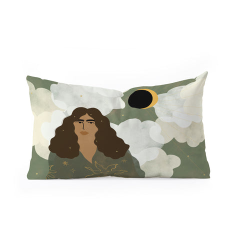 Alja Horvat Head in the clouds I Oblong Throw Pillow