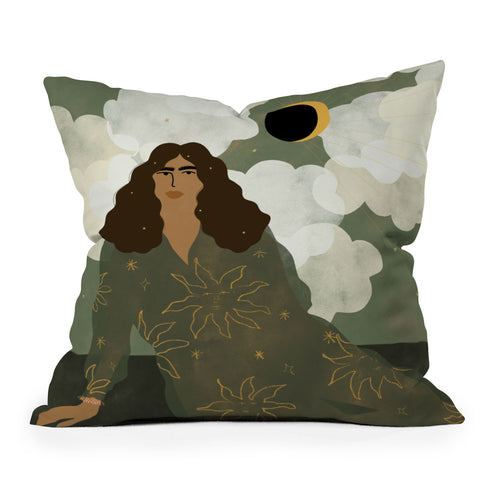 Alja Horvat Head in the clouds I Outdoor Throw Pillow