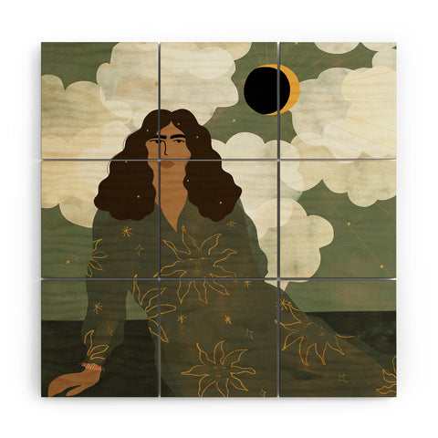 Alja Horvat Head in the clouds I Wood Wall Mural