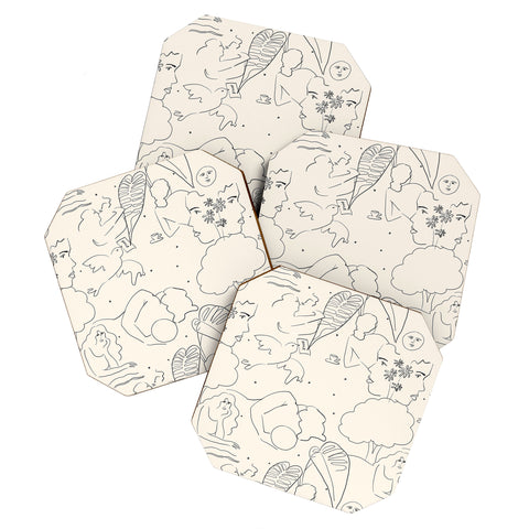 Alja Horvat Morning Dreams Coaster Set