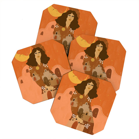 Alja Horvat Night in Safari Coaster Set