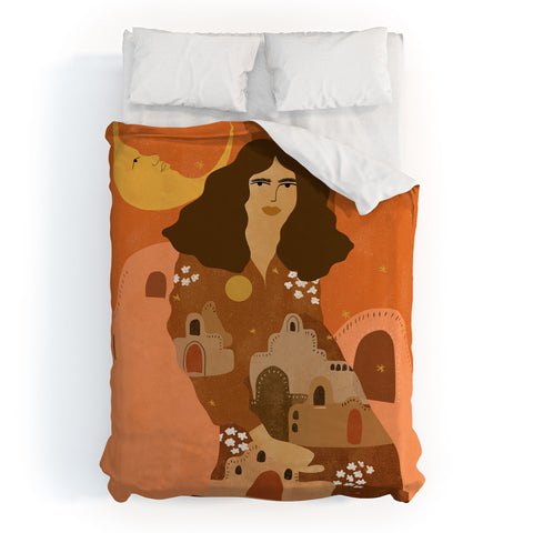 Alja Horvat Night in Safari Duvet Cover