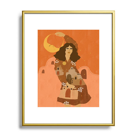 Alja Horvat Night in Safari Metal Framed Art Print