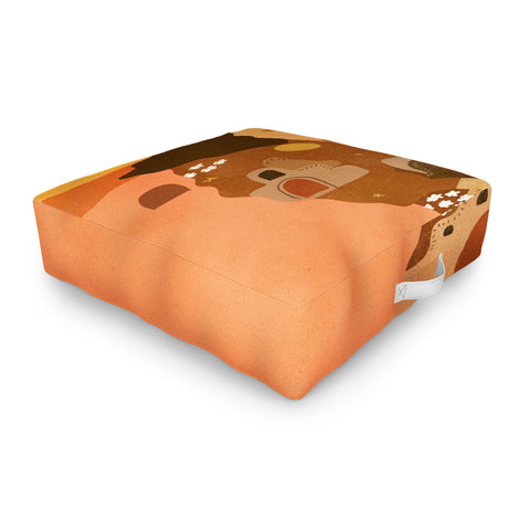 Alja Horvat Night in Safari Outdoor Floor Cushion