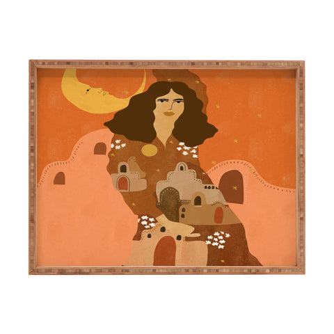 Alja Horvat Night in Safari Rectangular Tray