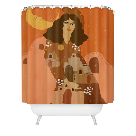 Alja Horvat Night in Safari Shower Curtain