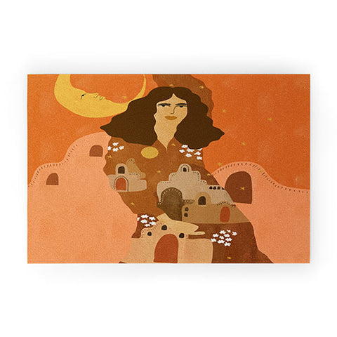 Alja Horvat Night in Safari Welcome Mat