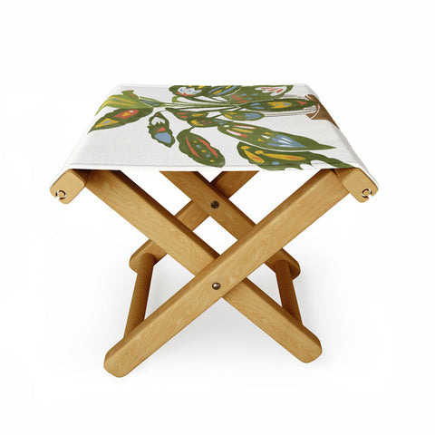 Alja Horvat Scandinavian Plant Folding Stool