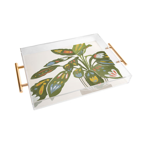 Alja Horvat Scandinavian Plant Acrylic Tray