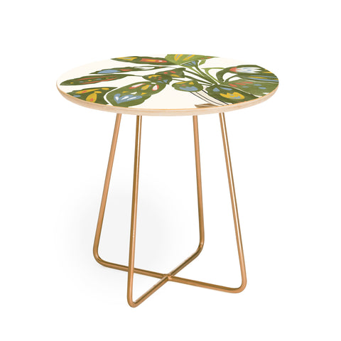 Alja Horvat Scandinavian Plant Round Side Table
