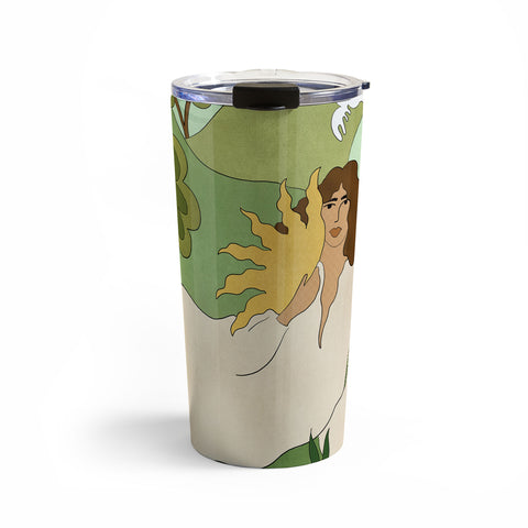 Alja Horvat Sun in her hands Travel Mug