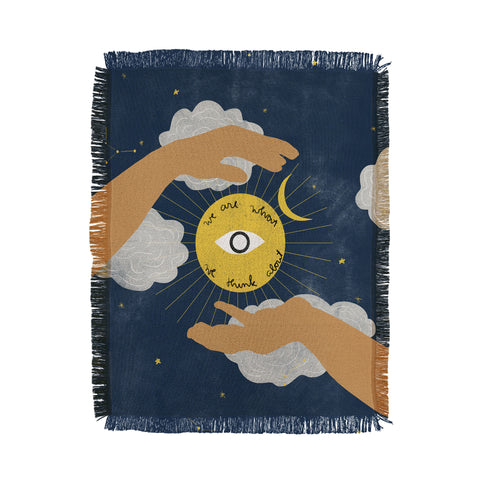 Alja Horvat We Are What We Think About Throw Blanket