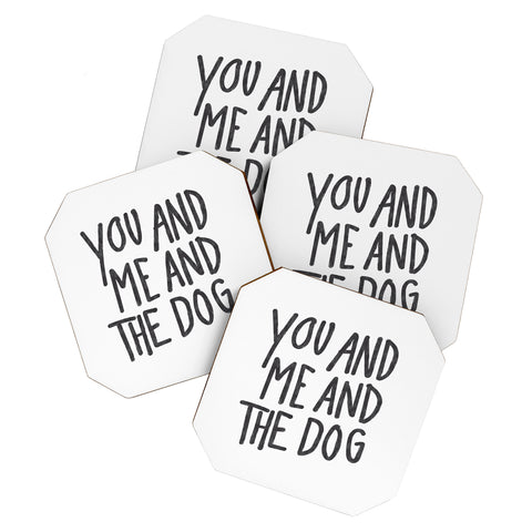 Alja Horvat You Me and Dog Coaster Set
