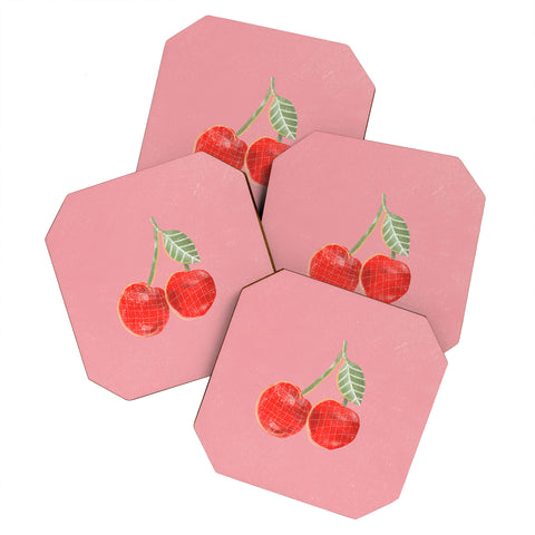 Alja Horvat Yummi Cherry Coaster Set