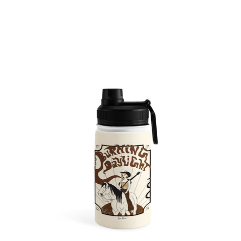 Allie Falcon Burning Daylight Black Cream Water Bottle